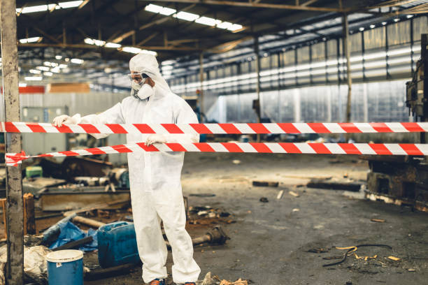 Professional Biohazard technician working in Maywood, CA